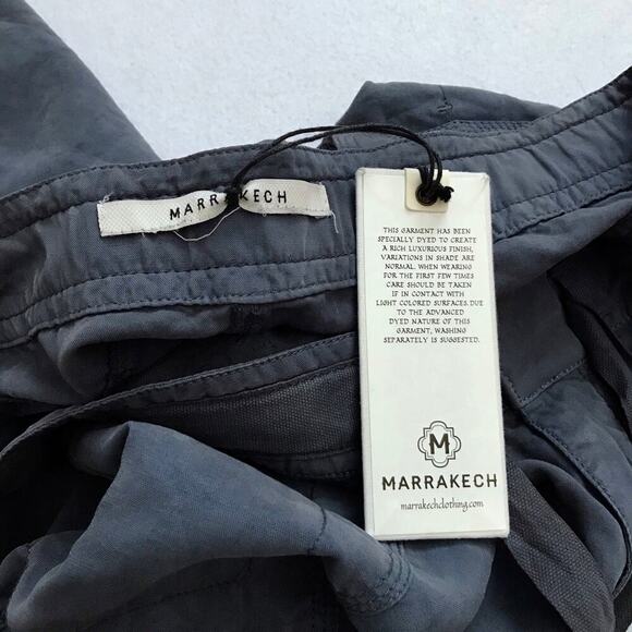 Anthropologie Marrakech NWT Tye Dye Blue Convertible Pants Women 28 - Picture 10 of 11